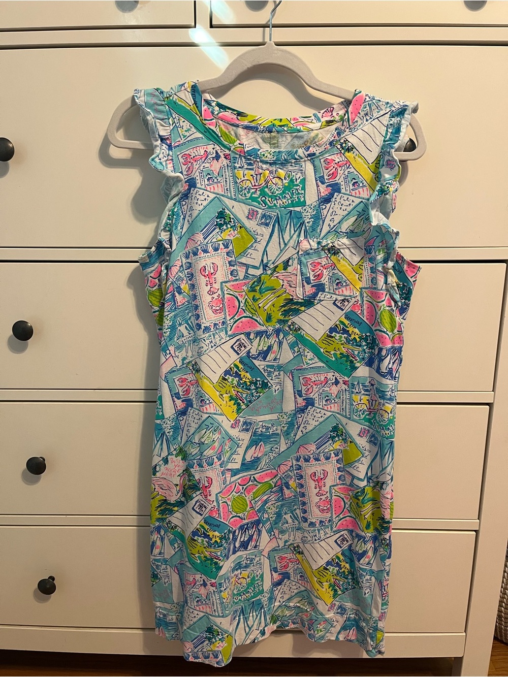 Lilly Pulitzer Dress in the “Wish You Were Here” Print